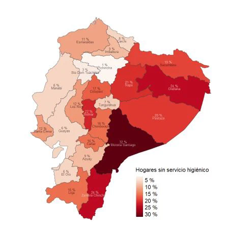 ¿Cuántos hogares no cuentan con servicio higiénico?